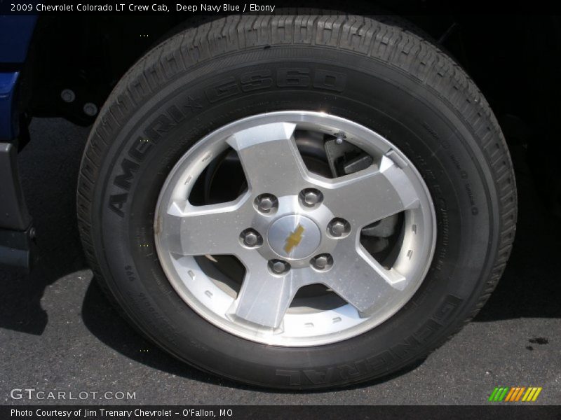 Deep Navy Blue / Ebony 2009 Chevrolet Colorado LT Crew Cab