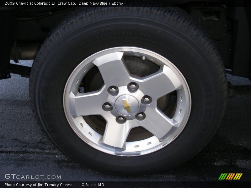 Deep Navy Blue / Ebony 2009 Chevrolet Colorado LT Crew Cab