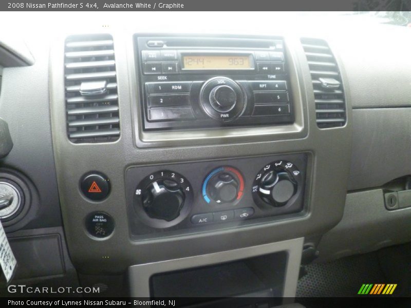 Avalanche White / Graphite 2008 Nissan Pathfinder S 4x4
