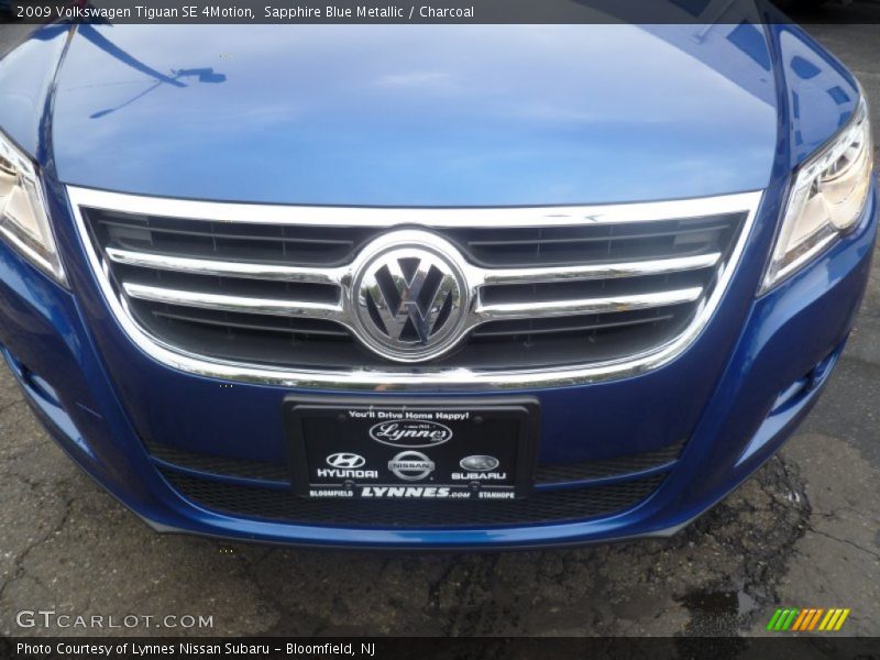 Sapphire Blue Metallic / Charcoal 2009 Volkswagen Tiguan SE 4Motion