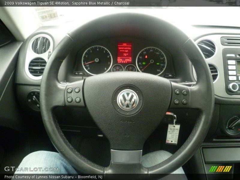 Sapphire Blue Metallic / Charcoal 2009 Volkswagen Tiguan SE 4Motion