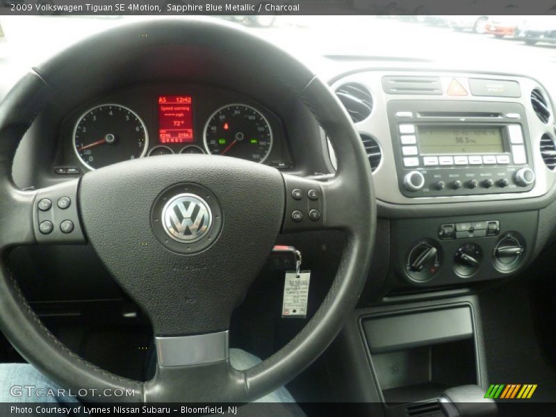 Sapphire Blue Metallic / Charcoal 2009 Volkswagen Tiguan SE 4Motion