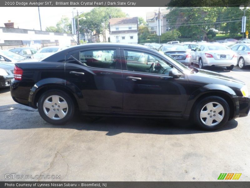 Brilliant Black Crystal Pearl / Dark Slate Gray 2010 Dodge Avenger SXT