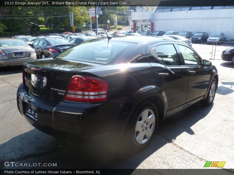 Brilliant Black Crystal Pearl / Dark Slate Gray 2010 Dodge Avenger SXT