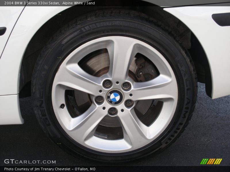 Alpine White / Sand 2004 BMW 3 Series 330xi Sedan