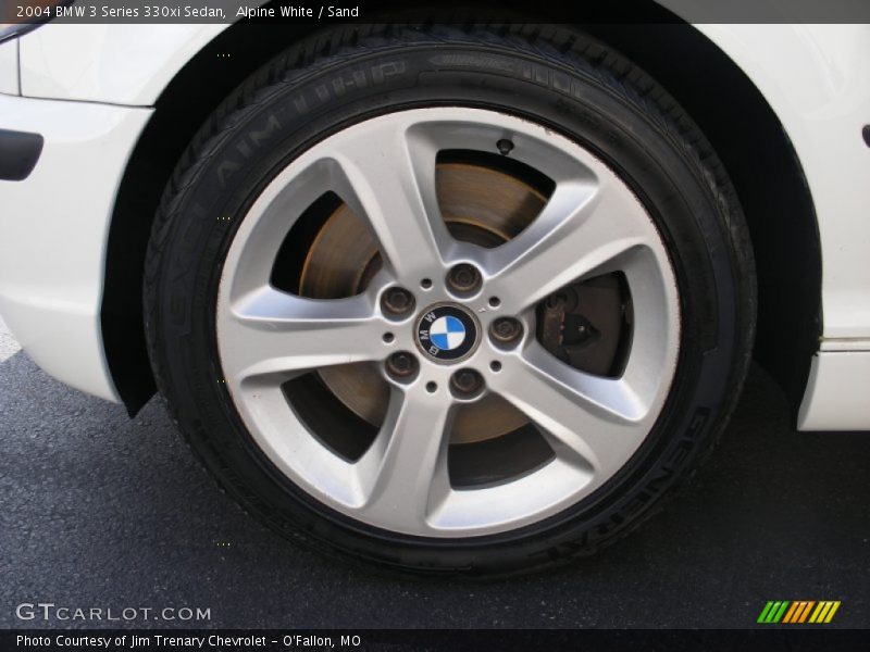 Alpine White / Sand 2004 BMW 3 Series 330xi Sedan