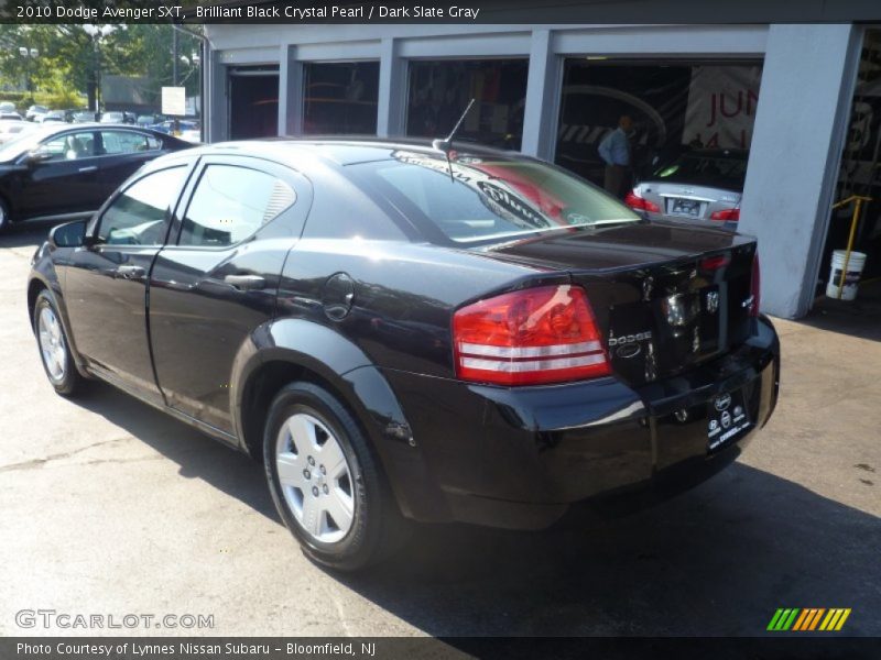 Brilliant Black Crystal Pearl / Dark Slate Gray 2010 Dodge Avenger SXT