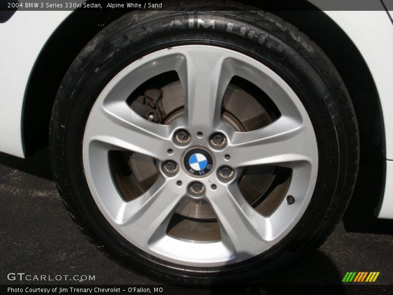 Alpine White / Sand 2004 BMW 3 Series 330xi Sedan