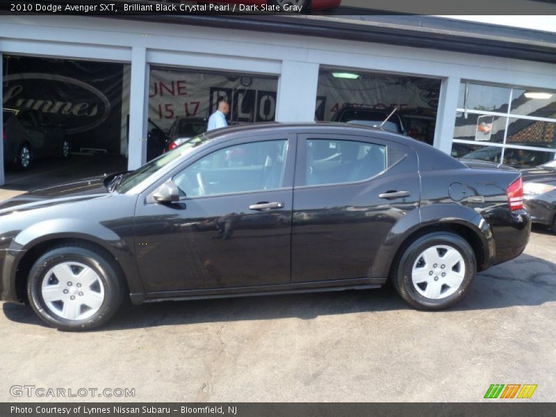Brilliant Black Crystal Pearl / Dark Slate Gray 2010 Dodge Avenger SXT