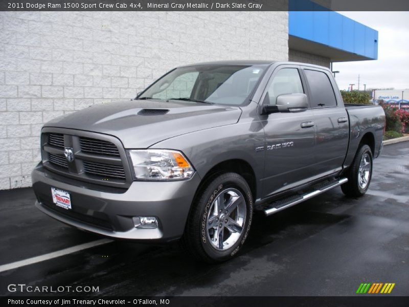 Mineral Gray Metallic / Dark Slate Gray 2011 Dodge Ram 1500 Sport Crew Cab 4x4