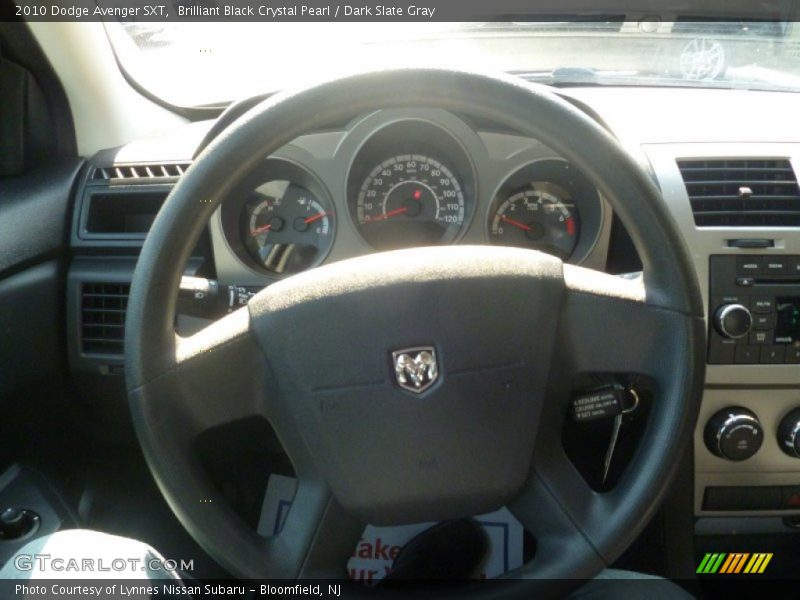 Brilliant Black Crystal Pearl / Dark Slate Gray 2010 Dodge Avenger SXT