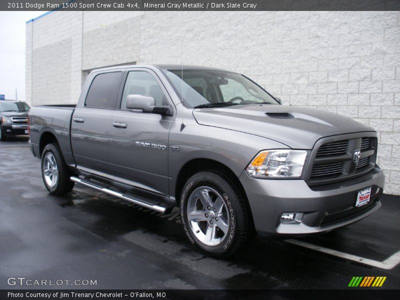 Mineral Gray Metallic / Dark Slate Gray 2011 Dodge Ram 1500 Sport Crew Cab 4x4