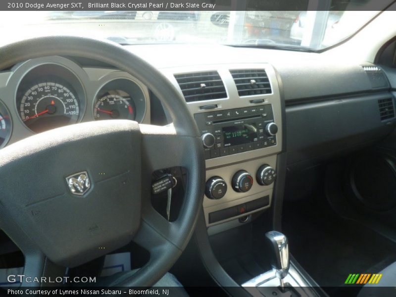 Brilliant Black Crystal Pearl / Dark Slate Gray 2010 Dodge Avenger SXT