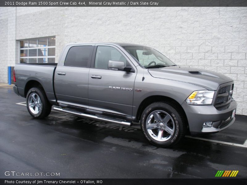 Mineral Gray Metallic / Dark Slate Gray 2011 Dodge Ram 1500 Sport Crew Cab 4x4