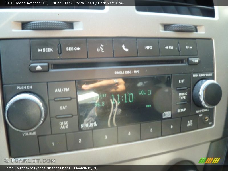 Brilliant Black Crystal Pearl / Dark Slate Gray 2010 Dodge Avenger SXT