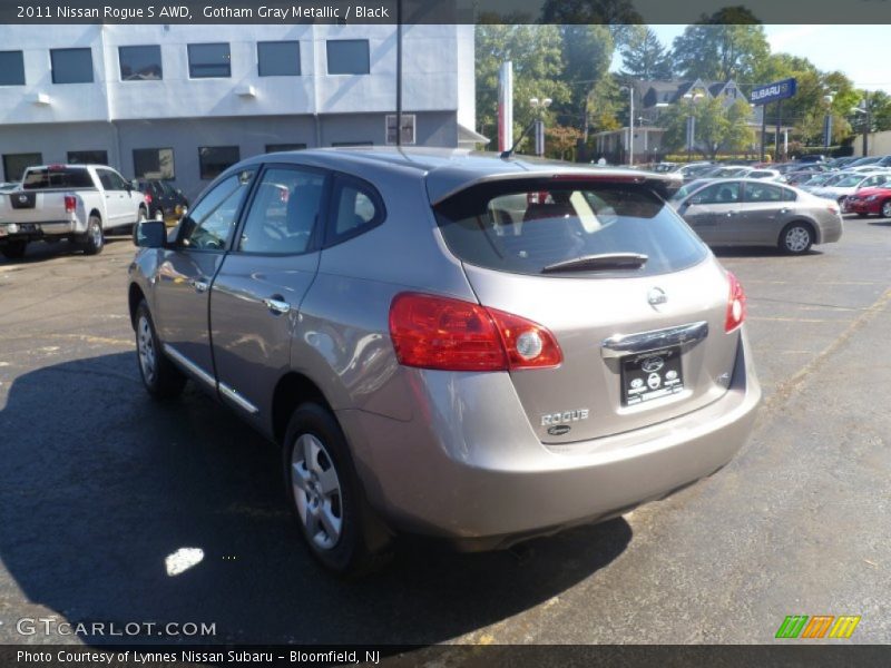 Gotham Gray Metallic / Black 2011 Nissan Rogue S AWD
