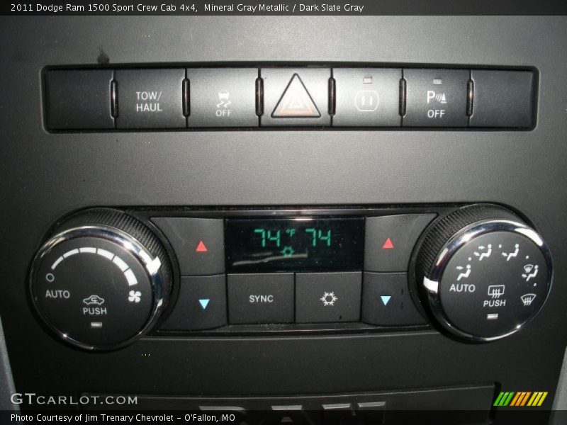 Mineral Gray Metallic / Dark Slate Gray 2011 Dodge Ram 1500 Sport Crew Cab 4x4