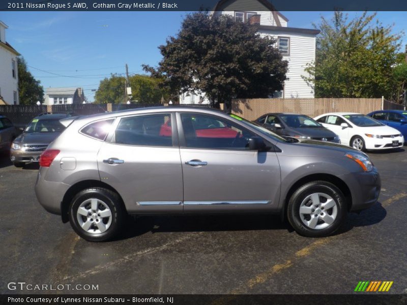 Gotham Gray Metallic / Black 2011 Nissan Rogue S AWD
