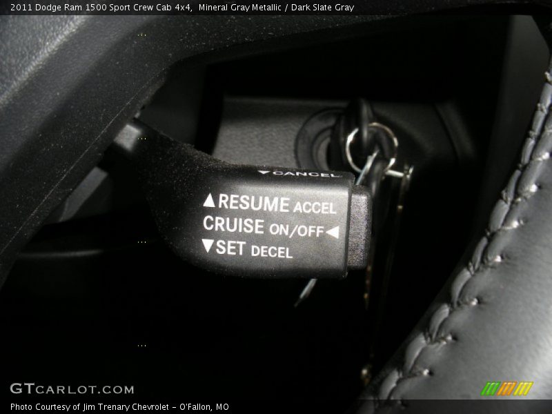 Mineral Gray Metallic / Dark Slate Gray 2011 Dodge Ram 1500 Sport Crew Cab 4x4