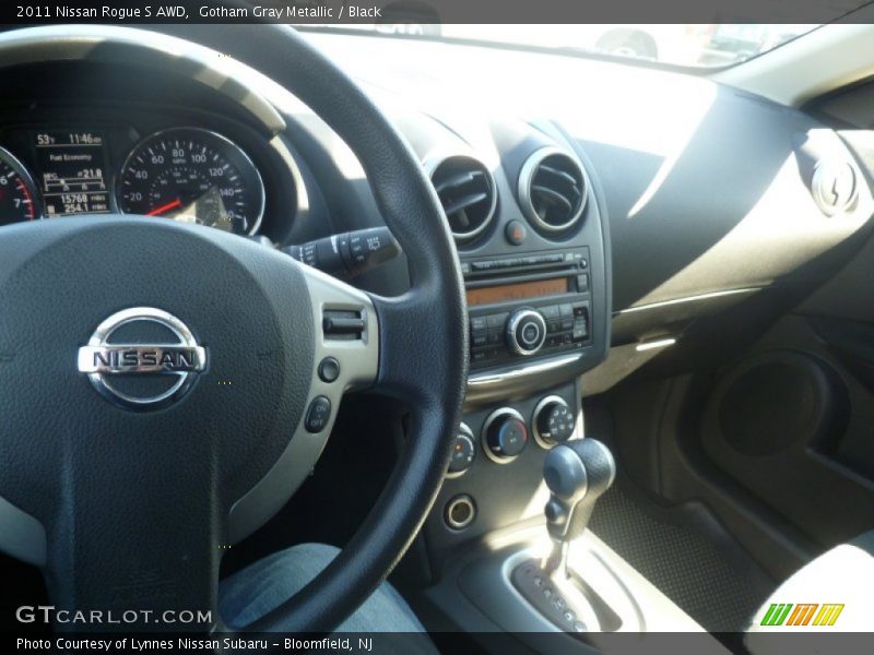Gotham Gray Metallic / Black 2011 Nissan Rogue S AWD