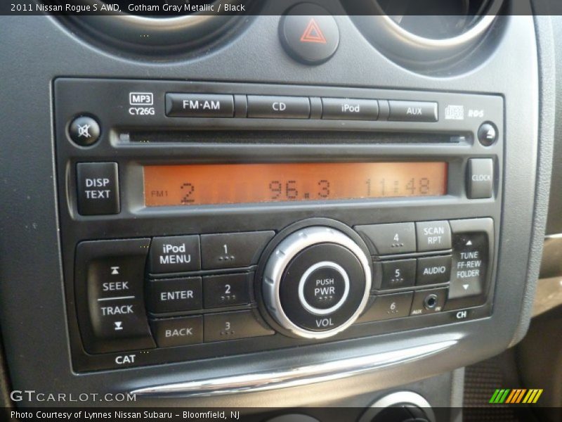 Gotham Gray Metallic / Black 2011 Nissan Rogue S AWD