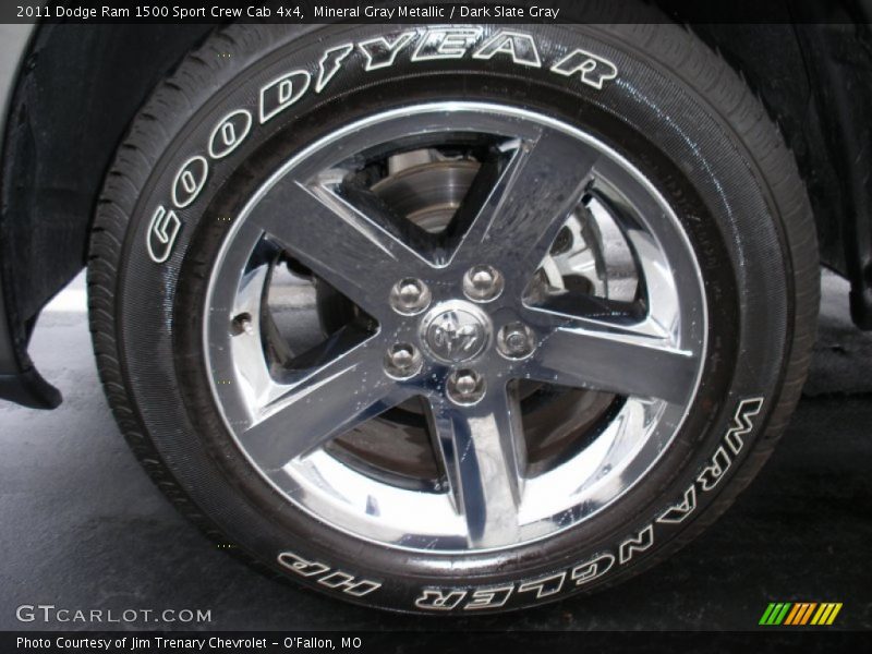 Mineral Gray Metallic / Dark Slate Gray 2011 Dodge Ram 1500 Sport Crew Cab 4x4