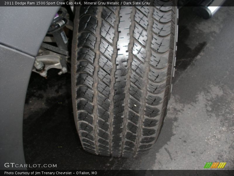 Mineral Gray Metallic / Dark Slate Gray 2011 Dodge Ram 1500 Sport Crew Cab 4x4