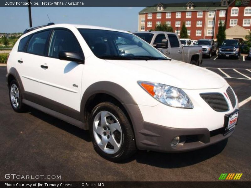 Frosty White / Graphite 2008 Pontiac Vibe