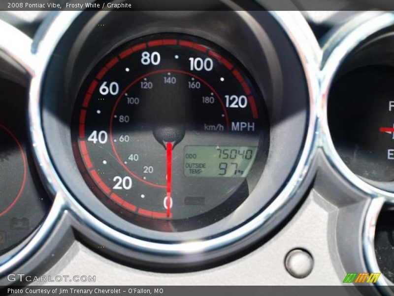 Frosty White / Graphite 2008 Pontiac Vibe