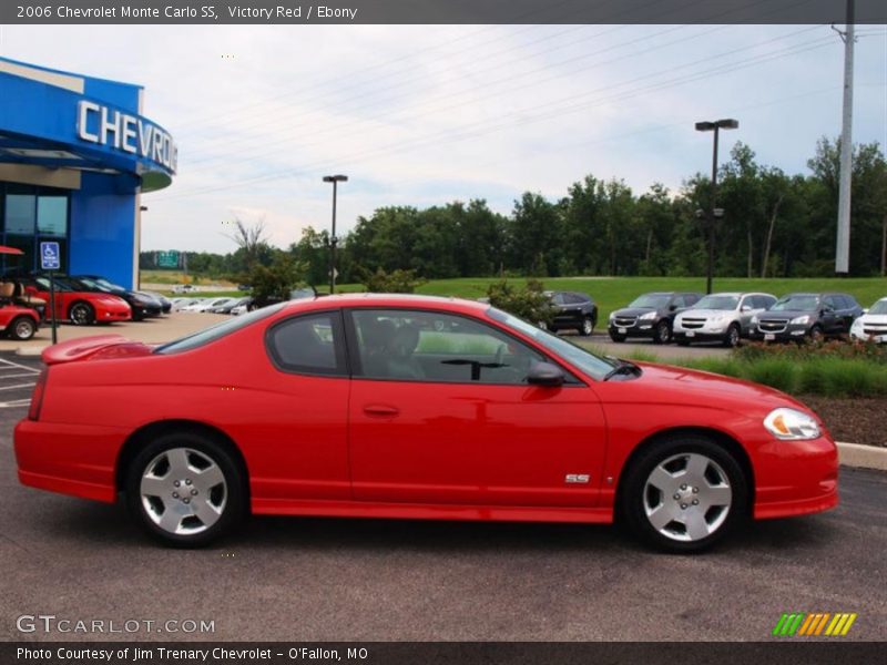 Victory Red / Ebony 2006 Chevrolet Monte Carlo SS
