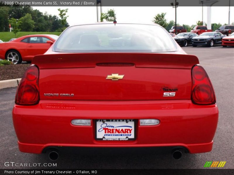 Victory Red / Ebony 2006 Chevrolet Monte Carlo SS