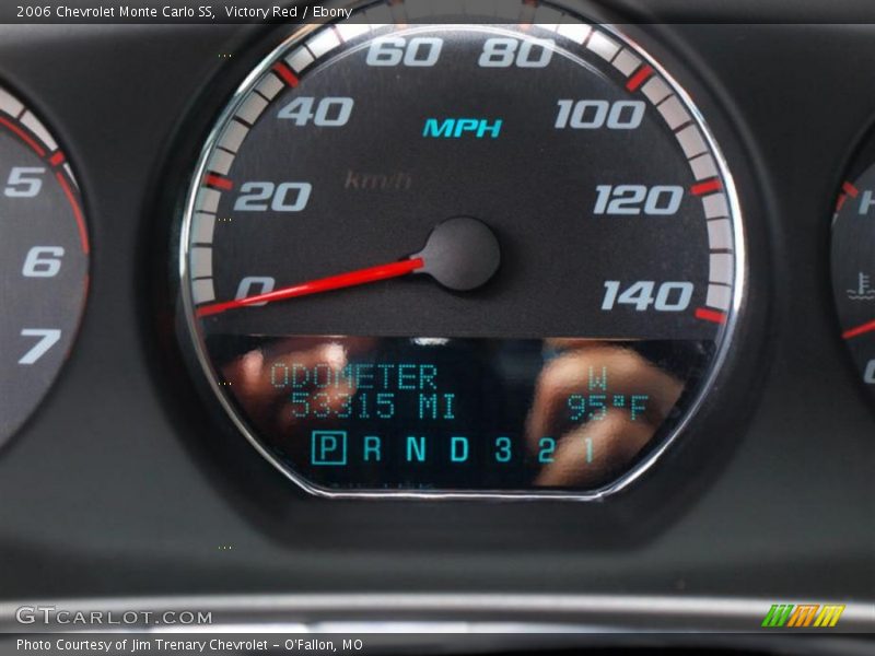 Victory Red / Ebony 2006 Chevrolet Monte Carlo SS