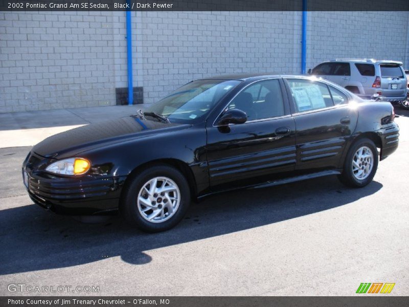 Black / Dark Pewter 2002 Pontiac Grand Am SE Sedan