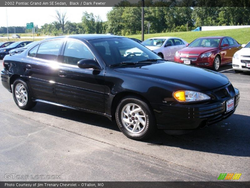 Black / Dark Pewter 2002 Pontiac Grand Am SE Sedan