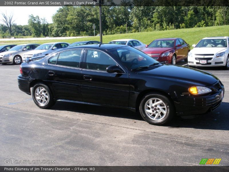 Black / Dark Pewter 2002 Pontiac Grand Am SE Sedan