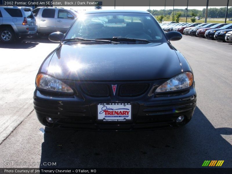 Black / Dark Pewter 2002 Pontiac Grand Am SE Sedan