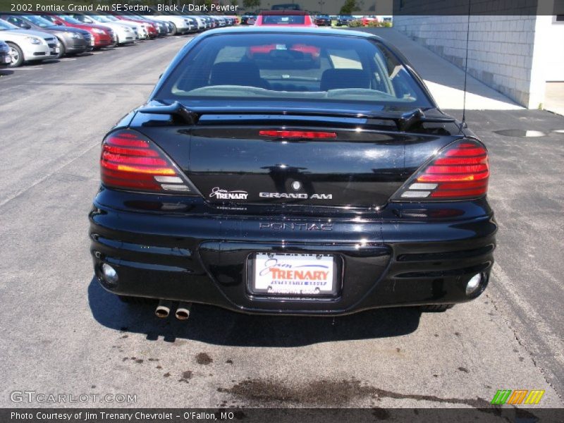 Black / Dark Pewter 2002 Pontiac Grand Am SE Sedan