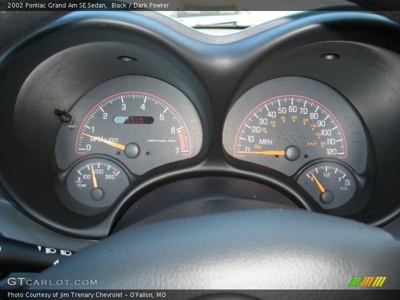 2002 Grand Am SE Sedan SE Sedan Gauges