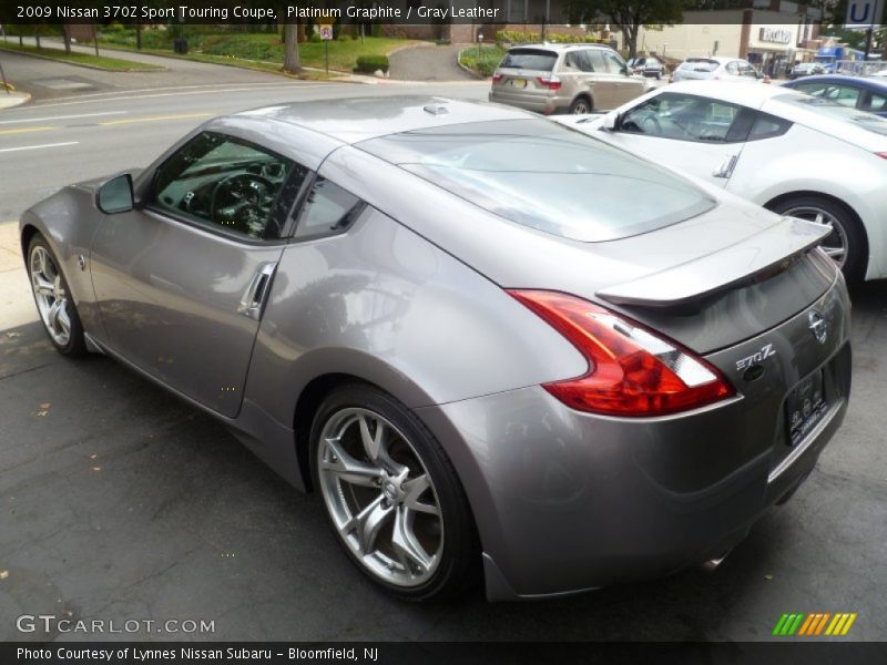 Platinum Graphite / Gray Leather 2009 Nissan 370Z Sport Touring Coupe