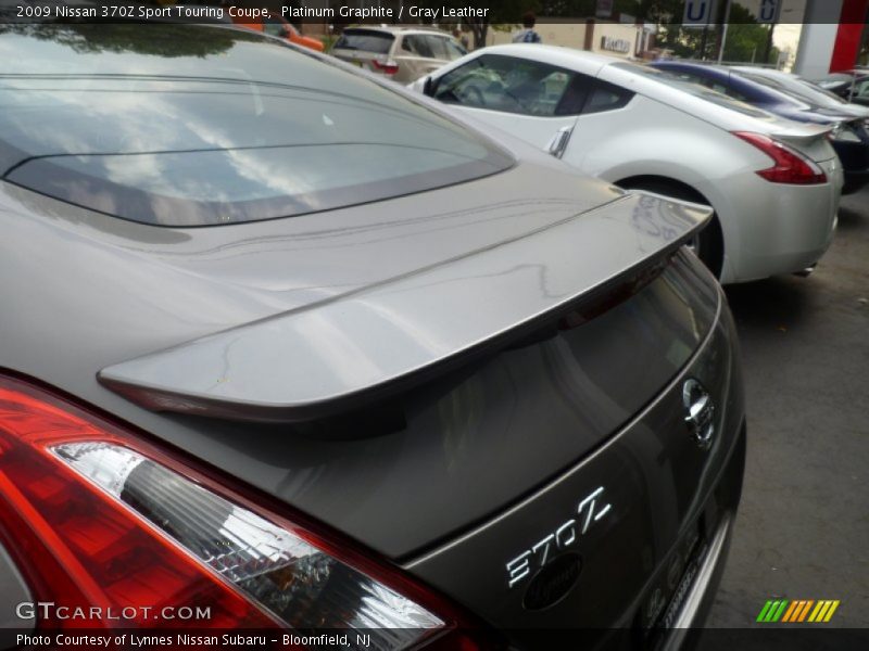 Platinum Graphite / Gray Leather 2009 Nissan 370Z Sport Touring Coupe