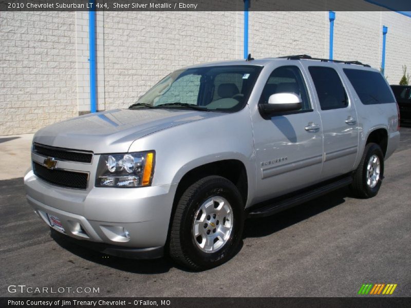 Sheer Silver Metallic / Ebony 2010 Chevrolet Suburban LT 4x4