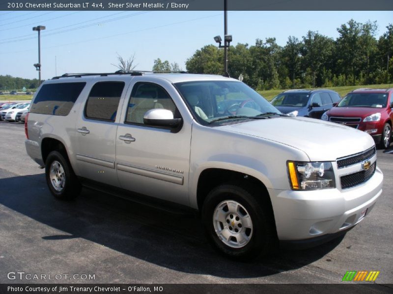 Sheer Silver Metallic / Ebony 2010 Chevrolet Suburban LT 4x4