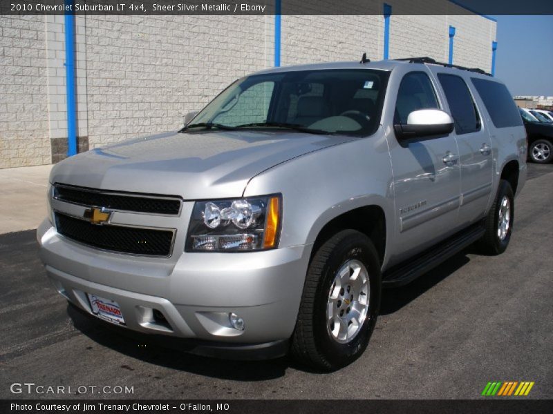 Sheer Silver Metallic / Ebony 2010 Chevrolet Suburban LT 4x4