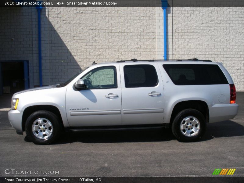 Sheer Silver Metallic / Ebony 2010 Chevrolet Suburban LT 4x4