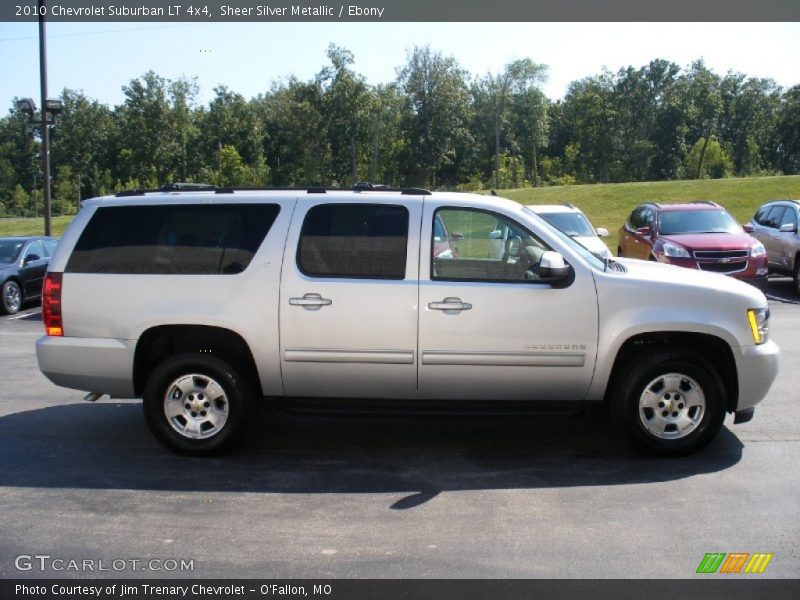 Sheer Silver Metallic / Ebony 2010 Chevrolet Suburban LT 4x4