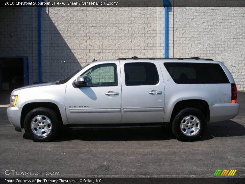 Sheer Silver Metallic / Ebony 2010 Chevrolet Suburban LT 4x4