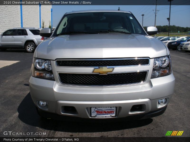 Sheer Silver Metallic / Ebony 2010 Chevrolet Suburban LT 4x4