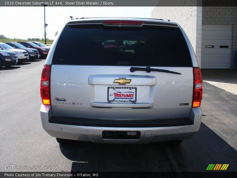 Sheer Silver Metallic / Ebony 2010 Chevrolet Suburban LT 4x4