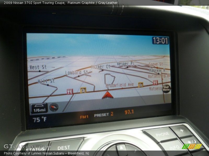 Navigation of 2009 370Z Sport Touring Coupe