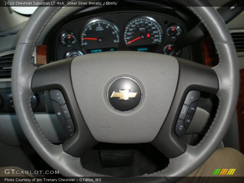 Sheer Silver Metallic / Ebony 2010 Chevrolet Suburban LT 4x4